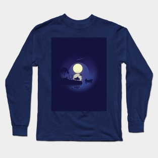 Lover Silhouette Illustratio Long Sleeve T-Shirt